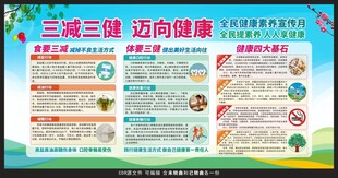 三减三健宣传栏