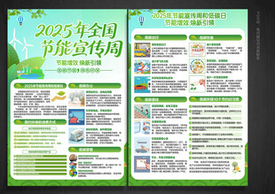 全国节能宣传周宣传单