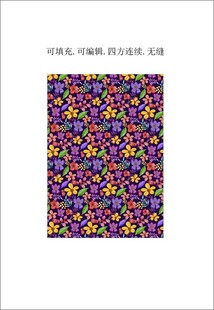 花卉花朵图案 矢量花朵