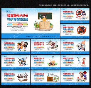 禁毒展板