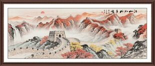 万里长城国画
