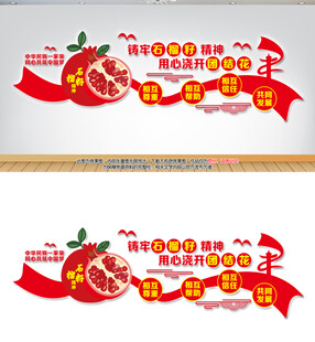  民族团结文化墙