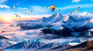 雪山