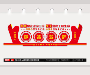 企业安全生产文化墙