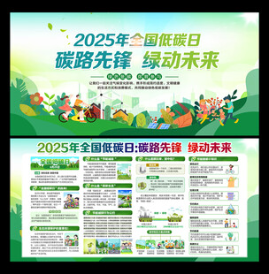 全国低碳日宣传栏