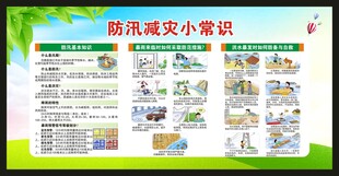 防汛减灾知识宣传栏