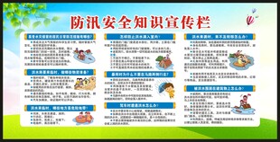 防汛知识宣传栏