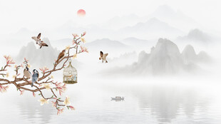 花鸟国画花鸟