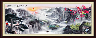 中堂山水画