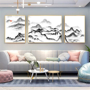 中国风山水装饰画