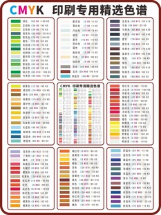 CMYK印刷色卡 