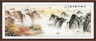 大厅山水画
