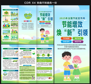2025节能宣传周三折页