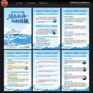 中国航海日宣传展板