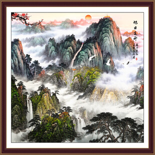 泰山旭日东升泰山日出