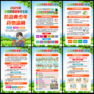 2025国际禁毒日宣传栏