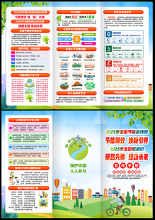 2025节能宣传周三折页