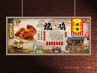 烧鸡展板