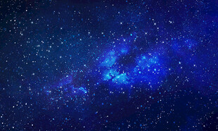 黑色宇宙星空背景墙