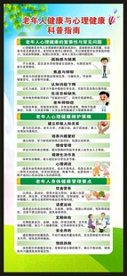 全国老年健康宣传周展架