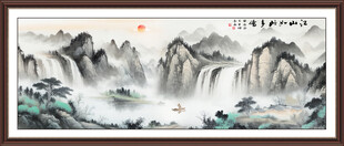聚宝盆风水画