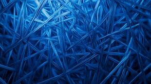 蓝色丝状纹理背景图