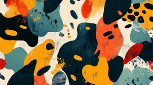 抽象多彩艺术图案背景