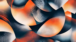 几何抽象图案艺术背景