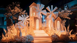 梦幻森系婚礼场景布置