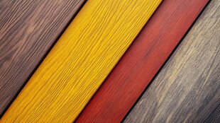 多彩木纹板材特写