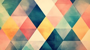 多彩几何图案背景纹理