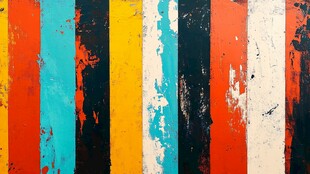 多彩斑驳条纹墙面纹理