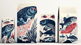 鱼主题精美包装设计展示