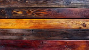 多彩木纹木板纹理展示