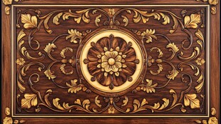 精美木雕花纹装饰板