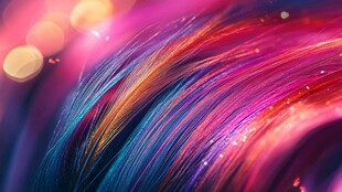 梦幻炫彩发丝艺术纹理