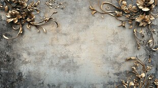 金属雕花装饰背景图