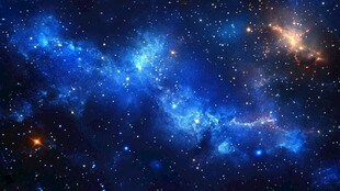 梦幻璀璨的深邃宇宙星空