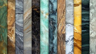 多样大理石纹理展示