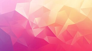 梦幻渐变多边形几何背景