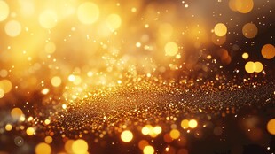 金色梦幻光斑背景图