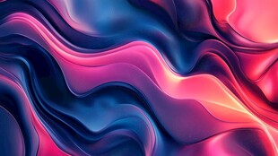 梦幻渐变流体抽象背景图