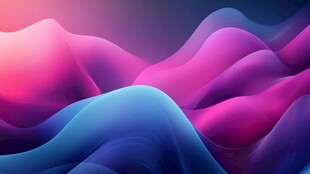 梦幻渐变流体抽象背景图