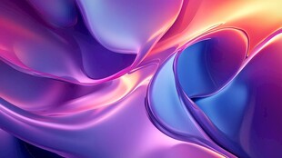 梦幻炫彩流体抽象背景图