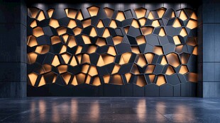 几何艺术墙面设计展示