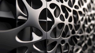 金属镂空结构艺术图案