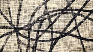 黑白交织的抽象织物纹理