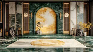 中式奢华门厅 尽显高雅格调