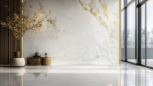 现代奢华大理石墙面客厅