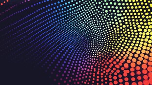 炫彩渐变点状抽象背景图